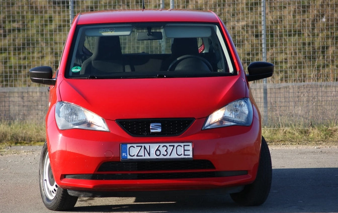 Seat Mii cena 22500 przebieg: 170000, rok produkcji 2016 z Żnin małe 137